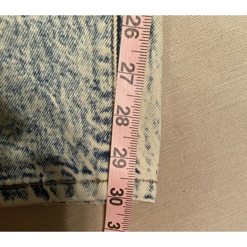Vintage Kids Youth Boys Girls Levi's 505 Acid Washed Jeans Size 16 31